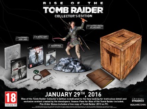 La edición coleccionista y limitada de Rise of the Tomb Raider