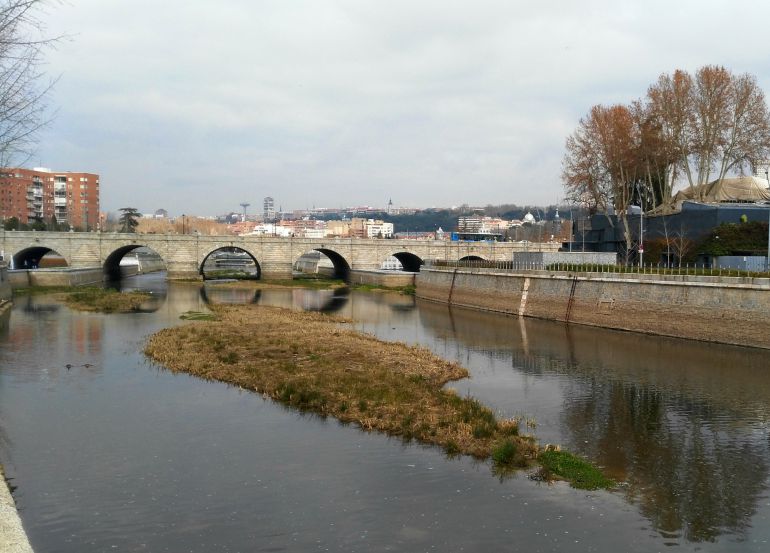 Río Manzanares a su paso por el Puente del Rey