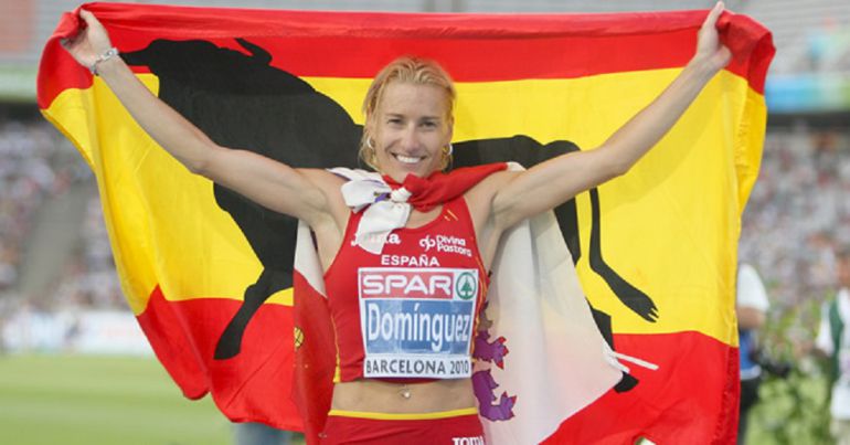 Fotografía de archivo tras conseguir la medalla de plata en la prueba de los 3.000 metros obstáculos del campeonato de Europa de Atletismo Barcelona 2010