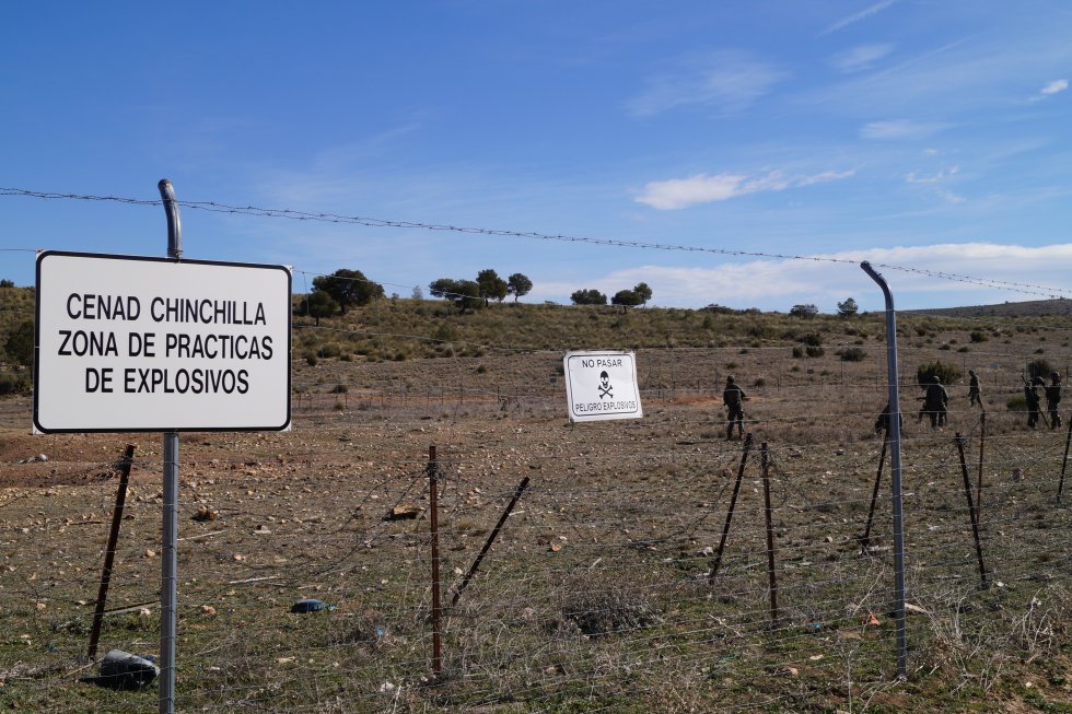 Los ejercicios se han realizado en el CENAD (Centro Nacional de Adiestramiento) de Chinchilla Los ejercicios se han realizado en el CENAD (Centro Nacional de Adiestramiento) de Chinchilla