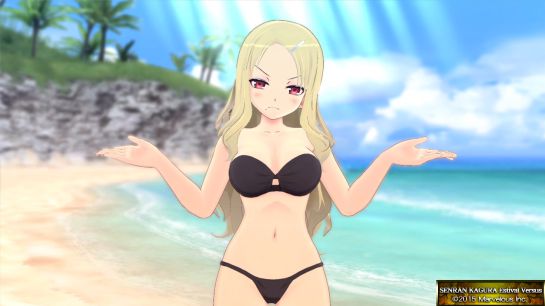 Bikini y playas soleadas, muy anime