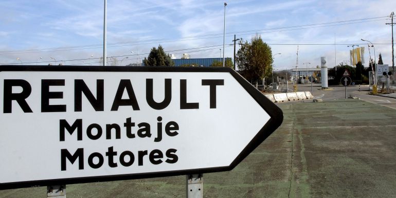 Acceso a las factorías de Renault en Valladolid