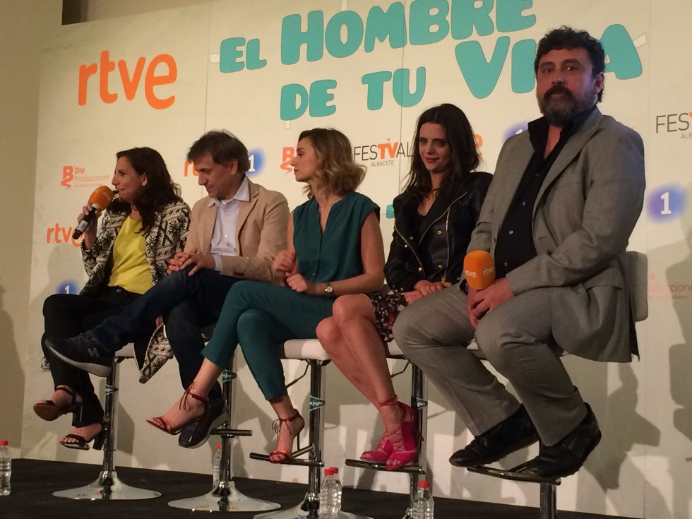 Malena Alterio interviene en la presentación de la serie Malena Alterio interviene en la presentación de la serie