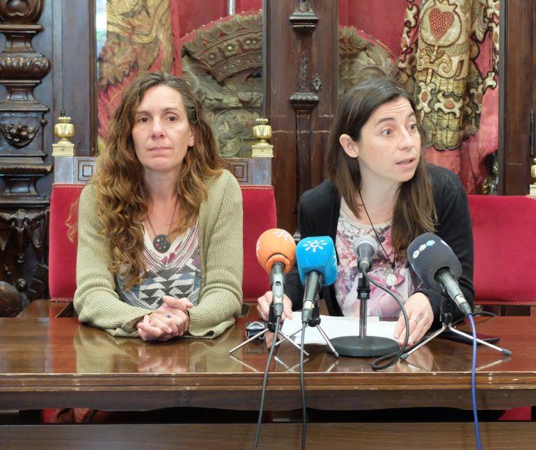 Rueda de prensa de Rilar Rivas y Marta Gutiérrez, concejalas de Vamos Granada