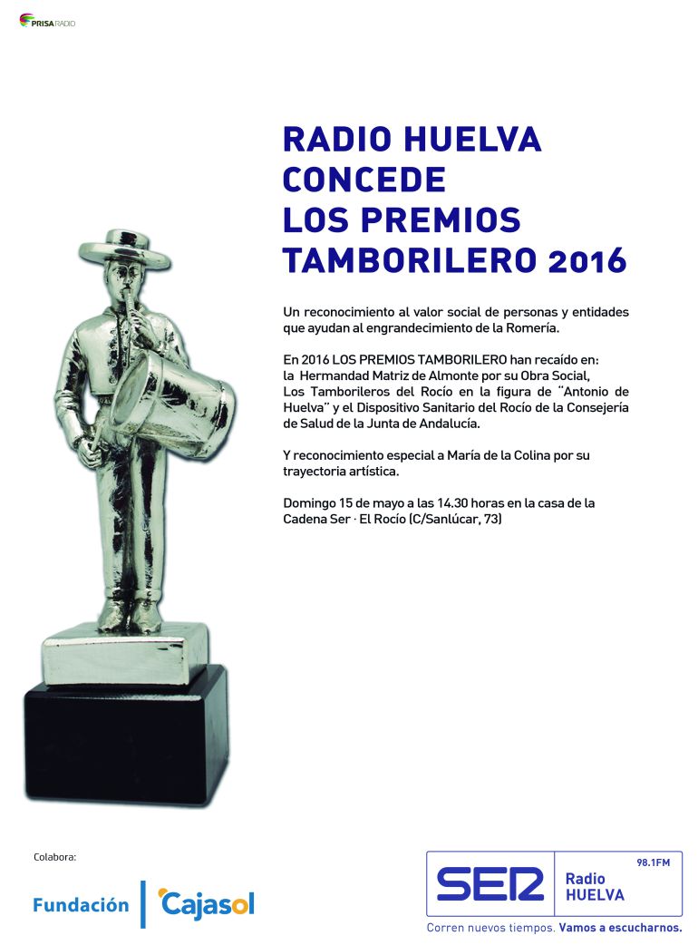 Radio Huelva entrega sus tradicionales Premios Tamborilero Radio