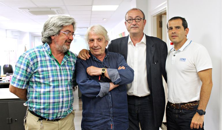 Antonio Balibrea, Pedro Nuño de la Rosa, Pepe Soto y Carlos Arcaya