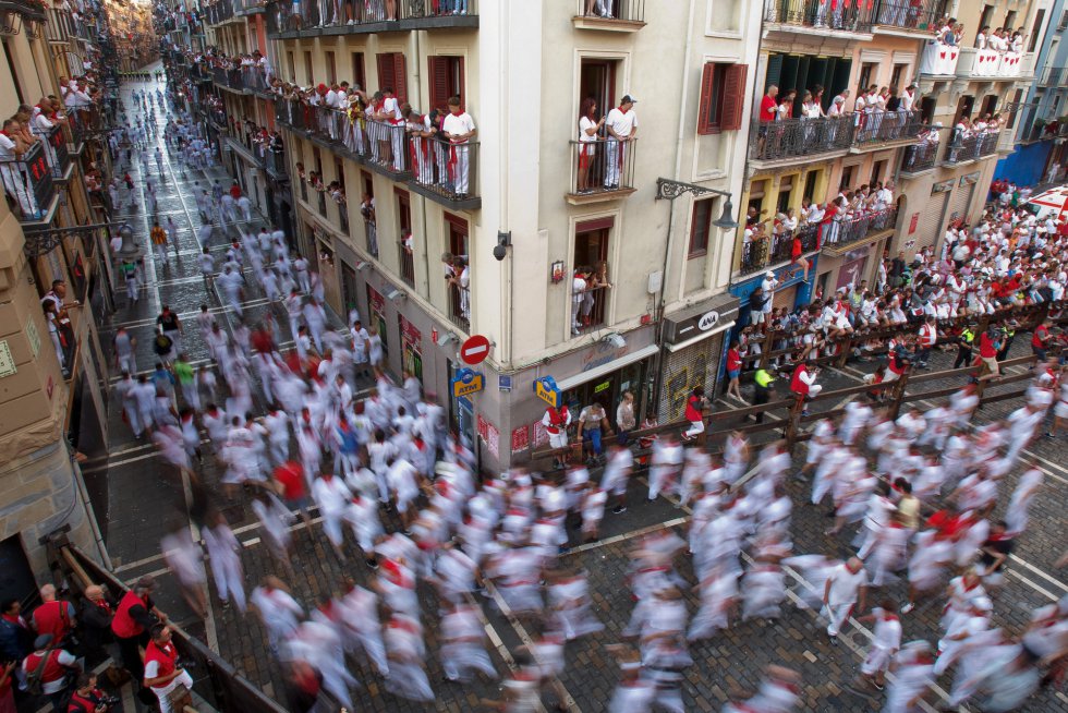 San Fermín: Las mejores fotos del primer encierro San Fermín: Las mejores fotos del primer encierro