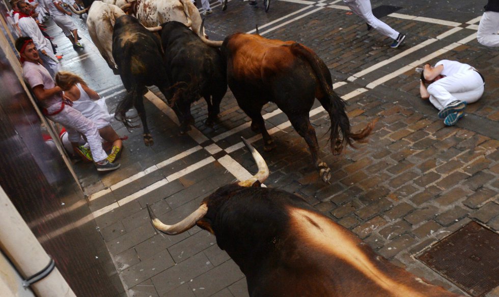San Fermín: Las mejores fotos del primer encierro San Fermín: Las mejores fotos del primer encierro