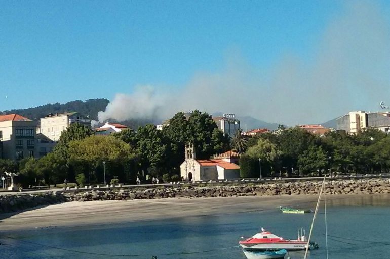 Cangas asolada una vez más por el fuego Radio Vigo Cadena SER