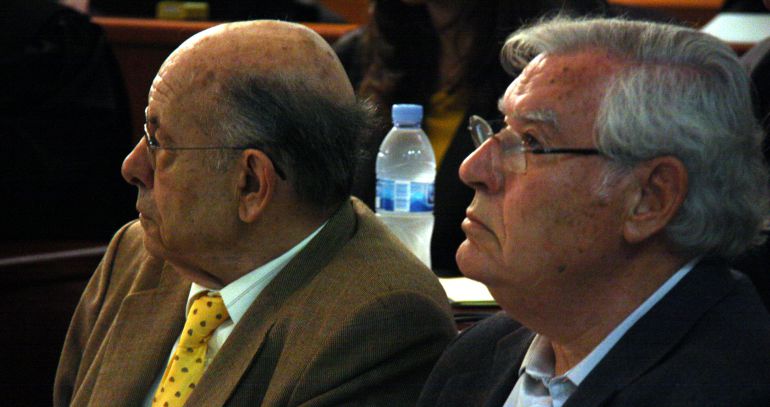Els dos acusats del cas Palau de la Música: Fèlix Millet (esquerra) i Jordi Montull