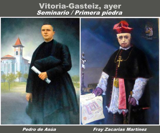 RETRATOS DE PEDRO DE ASÚA Y FRAY ZACARÍAS MARTÍNEZ