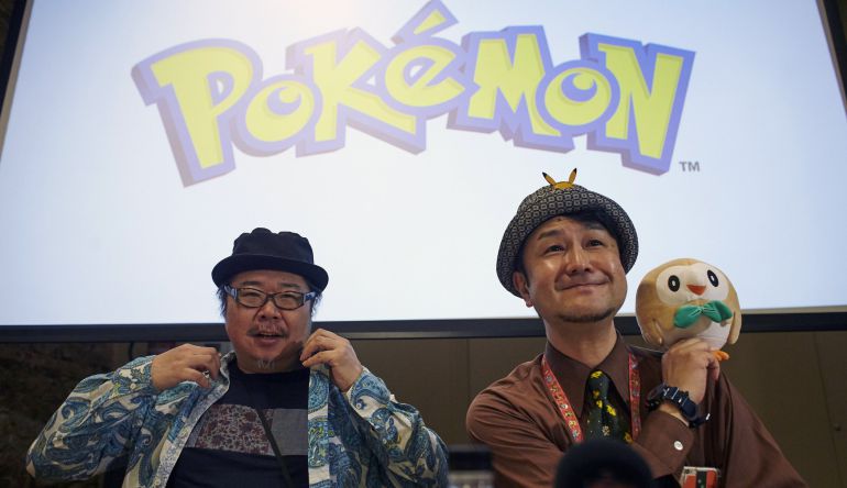 Els creadors de Pokémon, Hidenori Kusaka (d) y Satoshi Yamamoto (i), estrelles del Saló del Manga