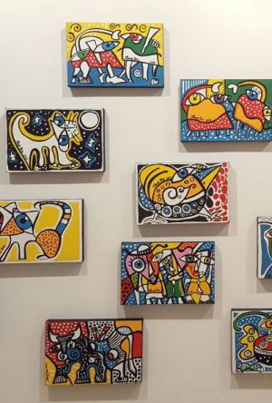 Exposición: El ceramista conquense Tomás Bux cuelga sus colores por primera vez
