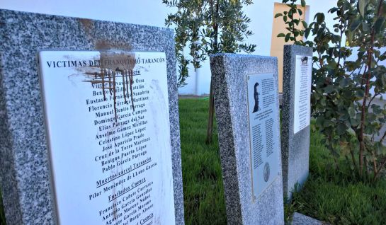 Placas dedicadas a las víctimas del Franquismo en Tarancón