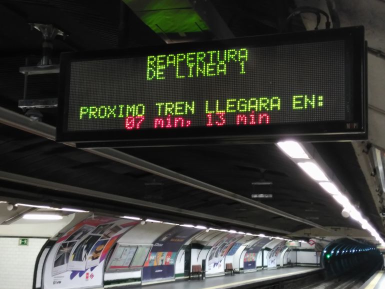 Abierta la línea 1 de Metro | Radio Madrid | Cadena SER