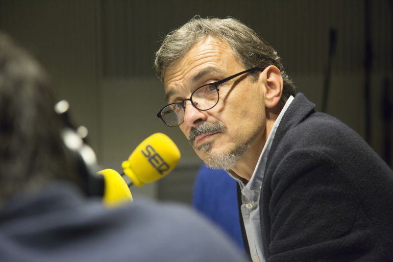 José Manuel López en los micrófonos de la Cadena SER
