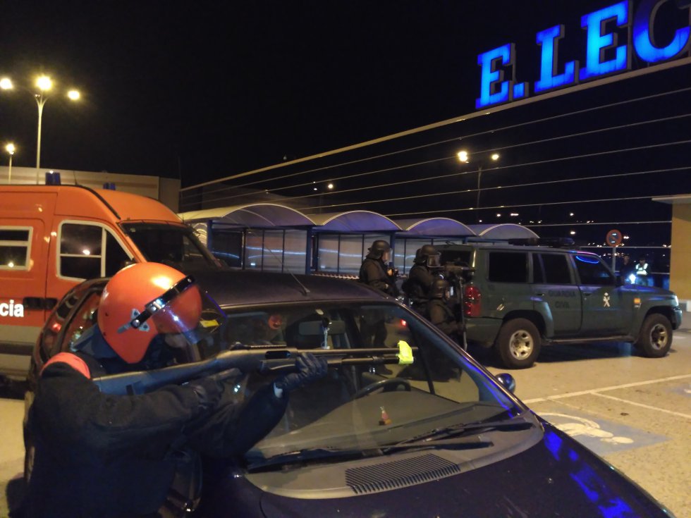Simulacro atentado terrorista en La Morea Simulacro atentado terrorista en La Morea