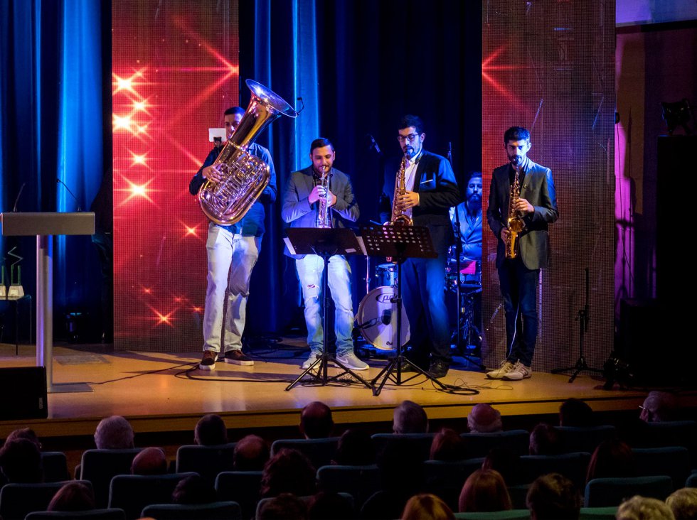 Compostela Band le puso música a la noche Compostela Band le puso música a la noche