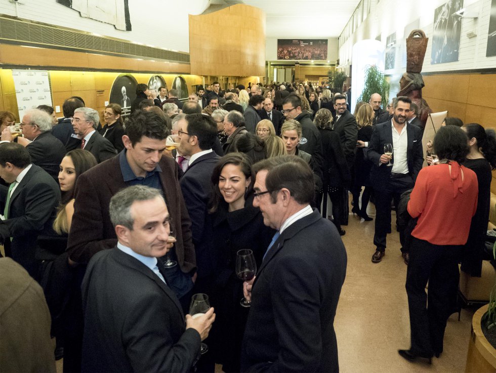 Aspecto general del hall del Auditorio de Galicia durante el "after-SERenidade" Aspecto general del hall del Auditorio de Galicia durante el "after-SERenidade"