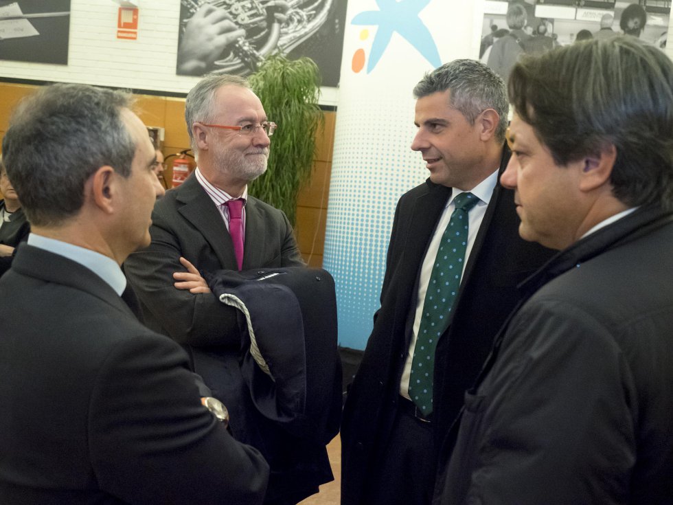 Marc A. Benhamou y Antonio Lema, de Caixa Bank Marc A. Benhamou y Antonio Lema, de Caixa Bank