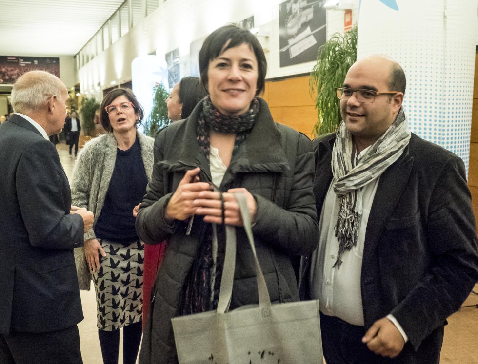 La portavoz del BNG en el Parlamento de Galicia, Ana Pontón, y el portavoz del BNG en el Ayuntamiento de Santiago, Rubén Cela La portavoz del BNG en el Parlamento de Galicia, Ana Pontón, y el portavoz del BNG en el Ayuntamiento de Santiago, Rubén Cela