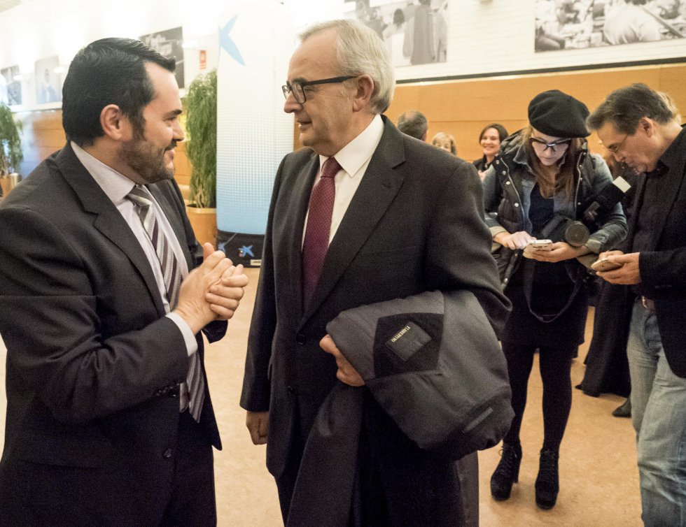Alfonso Cabaleiro, de Galicia Calidade, con Virgilio Costas Alfonso Cabaleiro, de Galicia Calidade, con Virgilio Costas