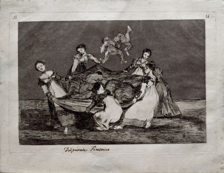 Disparate femenino - Obra Gráfica de Francisco de Goya