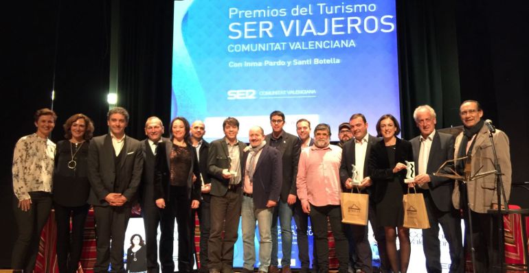 Premiados e invitados en los Premios del Turismo SER Viajeros Comunitat Valenciana desde Morella