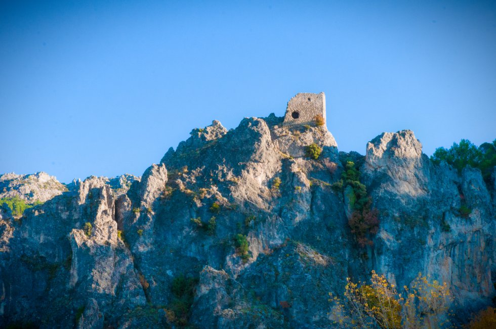 Montañas de la sierra de Cazorla al atardecer. Montañas de la sierra de Cazorla al atardecer.