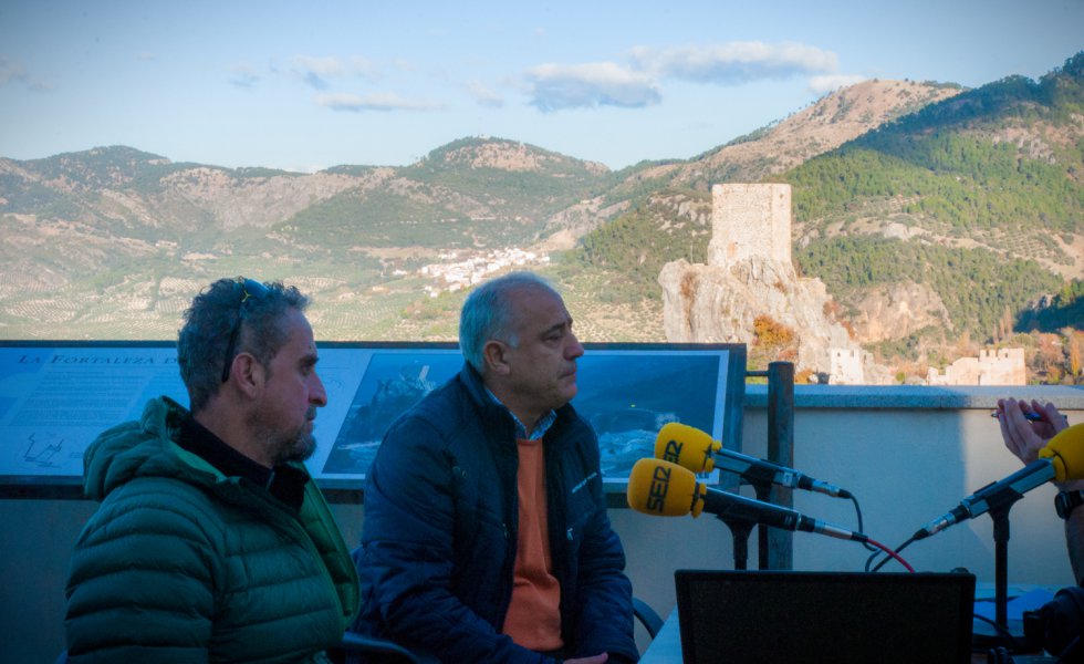 José Antonio Olivares, alcalde de Cazorla, y Juan Benavente, empresario turístico, invitados de la quinta etapa. José Antonio Olivares, alcalde de Cazorla, y Juan Benavente, empresario turístico, invitados de la quinta etapa.