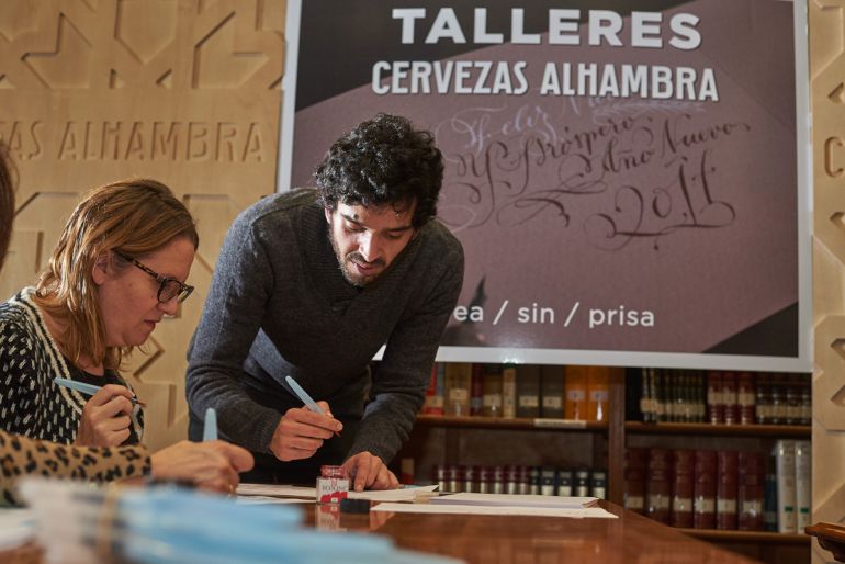 Talleres creativos organizados por la cervecera con la colaboración del Ayuntamiento de Granada