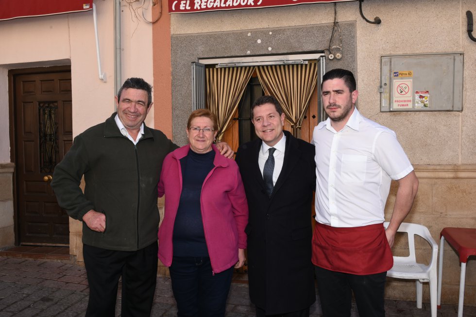 Las imágenes del mensaje de Año Nuevo del presidente Page en Jorquera y Alcalá del Júcar Las imágenes del mensaje de Año Nuevo del presidente Page en Jorquera y Alcalá del Júcar