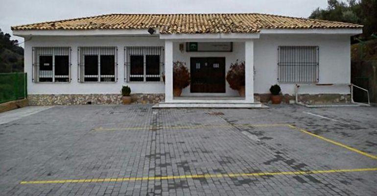 Patio del Colegio 'José García Láinez' de La Iruela.