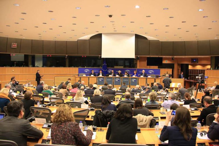 Sesión de la Comisión de Asuntos Constitucionales del Parlamento Europeo 