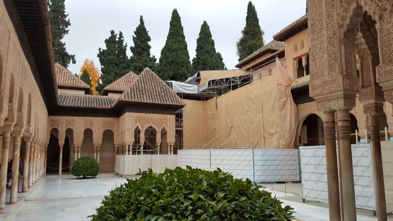 La Alhambra prepara una restauración integral del Palacio de los Leones |  Radio Granada | Cadena SER