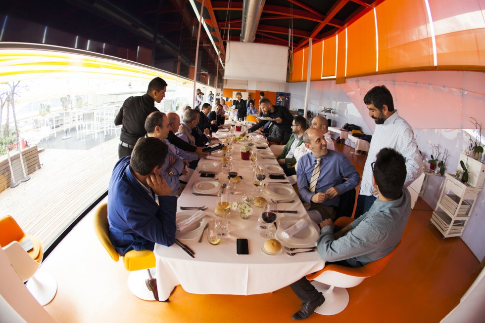 La mesa presidencial en el Restaurante Eszencia (Foto: Pascu Méndez) La mesa presidencial en el Restaurante Eszencia (Foto: Pascu Méndez)