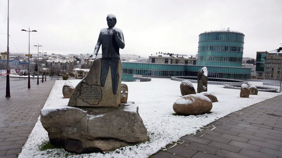 Nieve en zona baja,Lalín Nieve en zona baja,Lalín