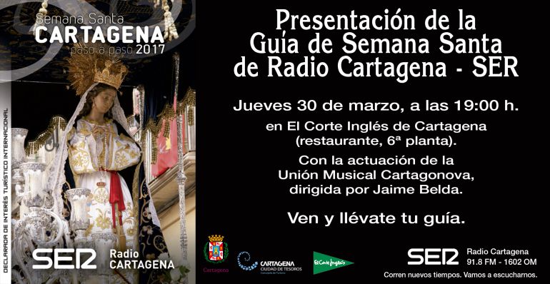Radio Cartagena-SER presenta este jueves su guía de Semana Santa