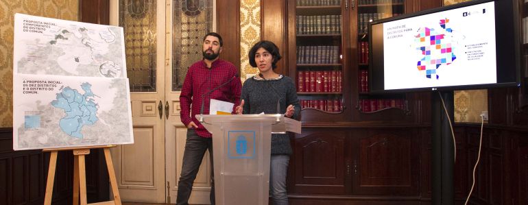 Xiao Varela y Claudia Delso presentan la propuesta de Distritos