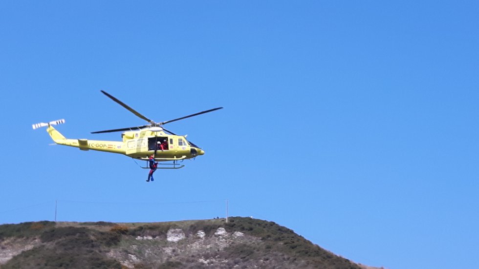 Las mejores imágenes del simulacro de la UME en Cantabria Las mejores imágenes del simulacro de la UME en Cantabria