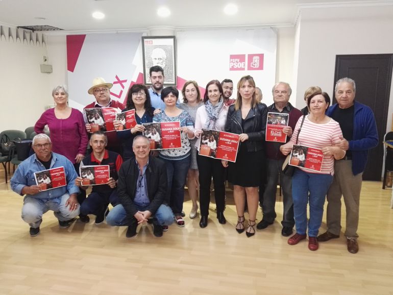 Miembros de la Plataforma de Apoyo a Susana Díaz