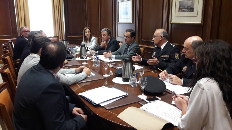 Constituída la reunión de los mandos policiales en Málaga