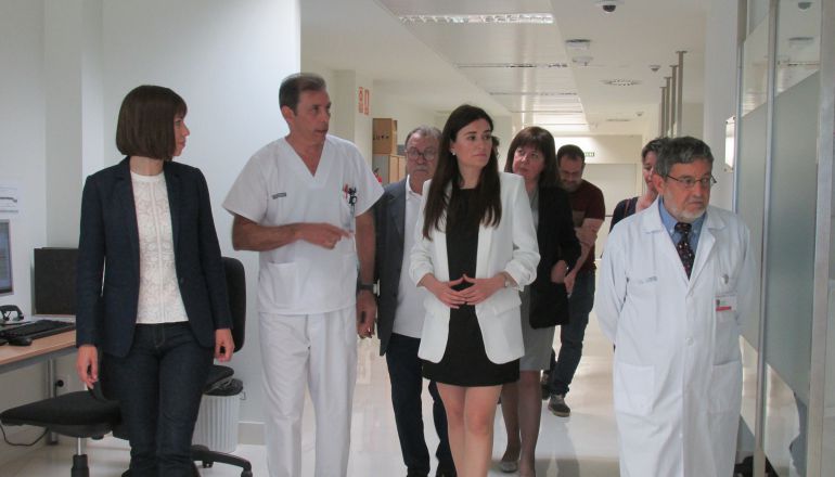 La consellera de Sanitat visita el Hospital Francesc de Borja de Gandia