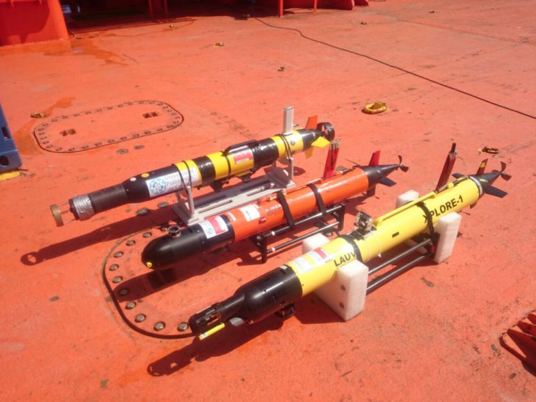 Ensayan la detección de vertidos de petróleo con una flota de drones submarinos autónomos