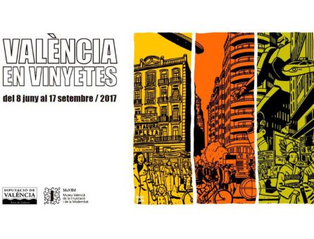 Cartel exposición 'València en vinyetes'