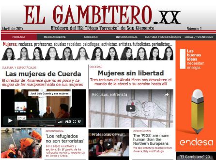 Portada de la edición digital de 'El Gambitero'.