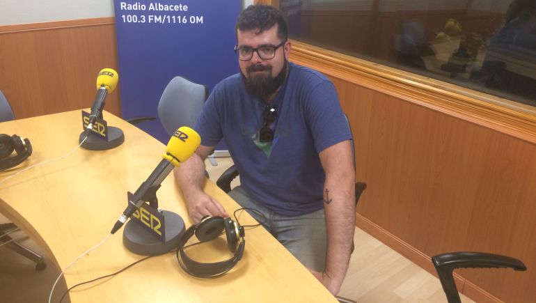 Pablo Alfaro, ganador del Premio de Artes Plásticas, en Radio Albacete