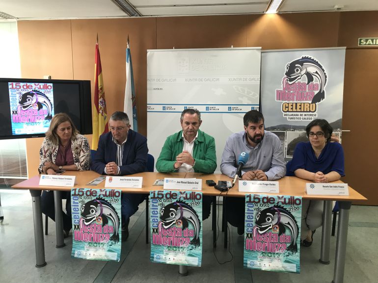 Presentación da Festa da Merluza de Celeiro en la Delegación Territorial de la Xunta en Lugo