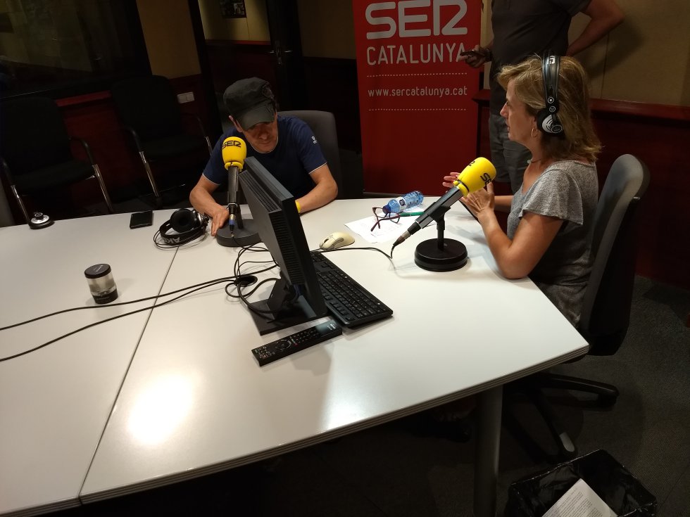 Juan Carlos Ortega y Gemma Nierga, minutos anrtes del inicio del programa Juan Carlos Ortega y Gemma Nierga, minutos anrtes del inicio del programa
