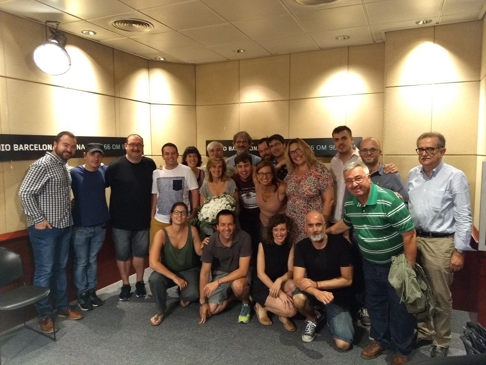 Parte de la redacción de Radio Barcelona con Gemma Parte de la redacción de Radio Barcelona con Gemma